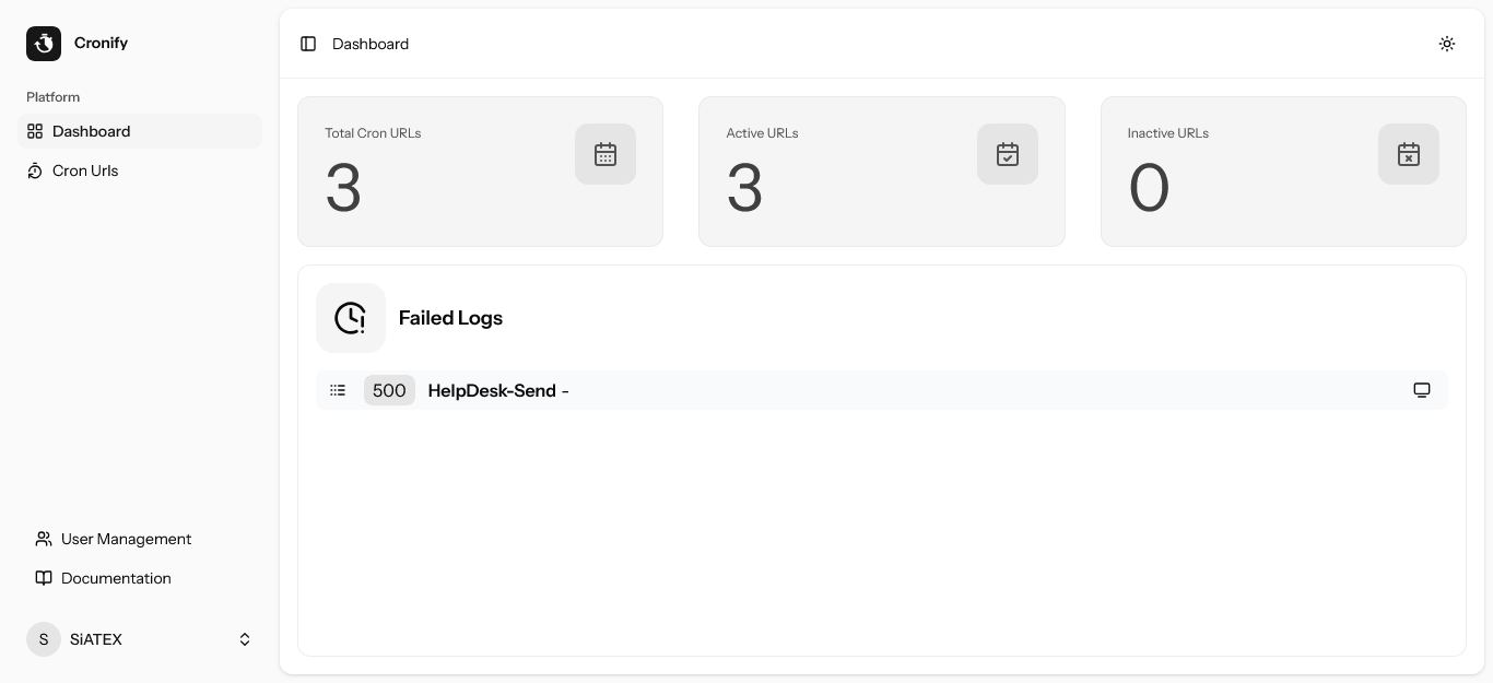 Cronify Task Scheduling